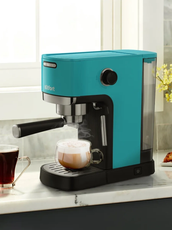 Кофеварка электрическая рожковая КТ-7461 - 1350 Вт