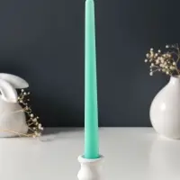 Свеча античная 25 см, 58 г, 7 ч, мятный