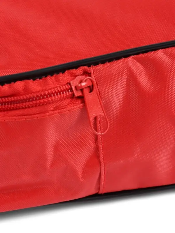 Коньки детские раздвижные BlackAqua, р. 30-33, для фитнеса, с роликовой платформой, красные, чёрные