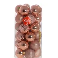 Ёлочные игрушки &laquo;Империя&raquo;, шары новогодние, d=6 см, набор 30 шт.