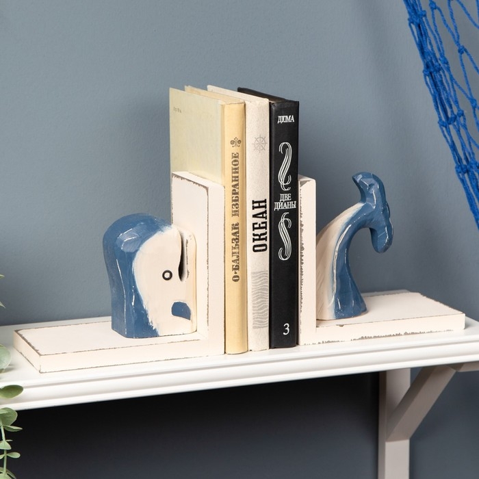 Держатель для книг  Держатель для книг "Кит" 30*17см