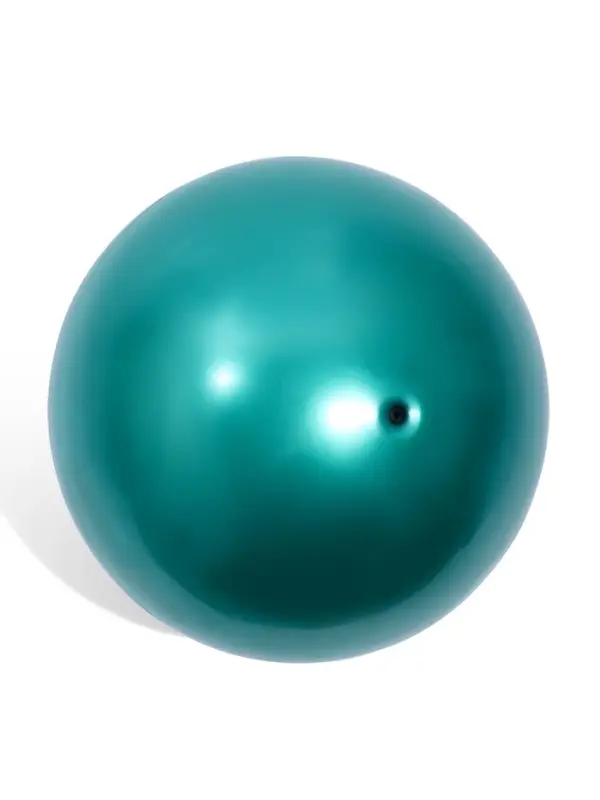 Мяч для художественной гимнастики Металлик, диаметр 19см, цвет зеленый Мяч для художественной гимнастики Металлик, диаметр 19см, цвет зеленый