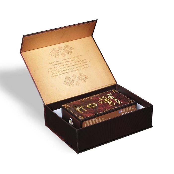 Таро в подарочной коробке «Висконти-Сфорца», 78 карт (6х11 см), 16+ Таро в подарочной коробке «Висконти-Сфорца», 78 карт (6х11 см), 16+