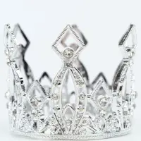 Корона для торта &laquo;Витая&raquo;, цвет серебро