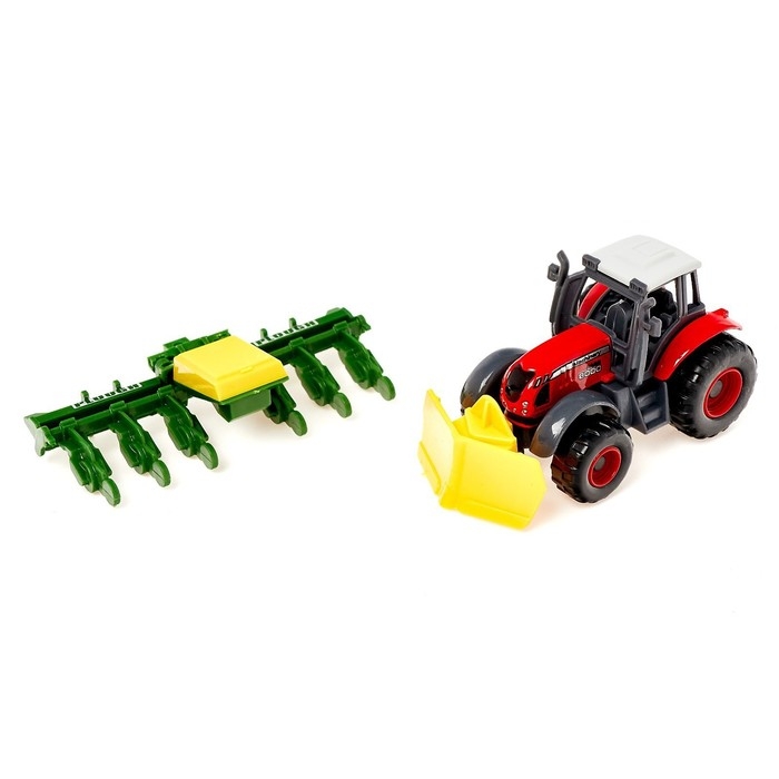 Трактор металлический «Ферма», МИКС Трактор металлический «Ферма», МИКС