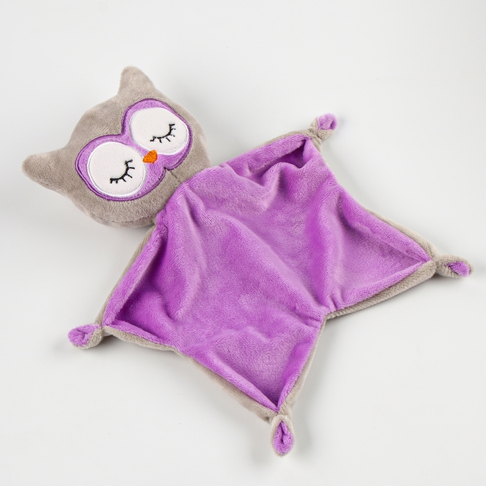 Набор подарочный: Комфортер 27 см + плед 71х125 см, «Сова» Набор подарочный: Комфортер 27 см + плед 71х125 см, «Сова»