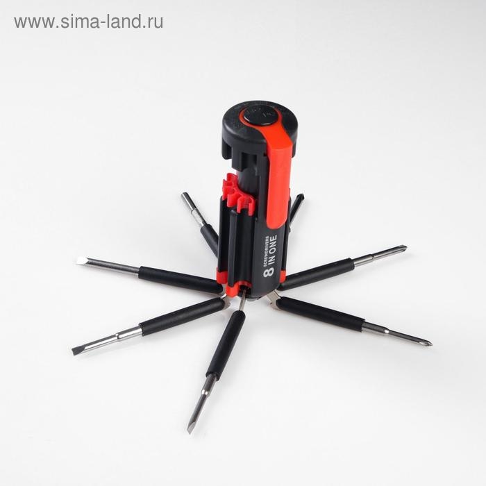 Фонарь многофункциональный, мультитул 8 в 1  Фонарь многофункциональный, мультитул 8 в 1 "Мастер на все руки", 12 х 4 см, 3 ААА