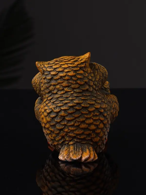 Фигура "Сова кормит совёнка" 8х7.5х8.7 см