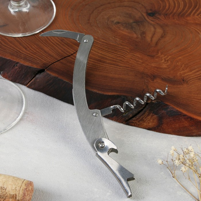 Винный набор: штопор, аэратор и каплеулавливатель для бутылки вина «Для самых важных открытий».