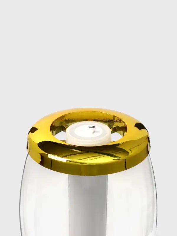 Башня пивная MonlinGold, колба 3 л, ёмкость для льда, подсветка, пластик, золотистый