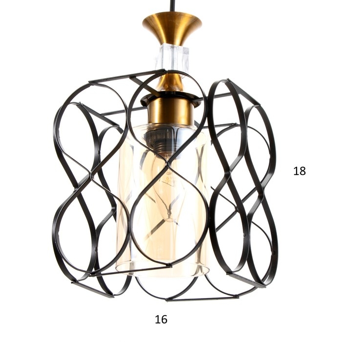 Светильник BayerLux Светильник BayerLux "Инфинити" 3хE27 40Вт черный 40х40х100 см