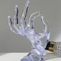 Подставка для украшений &laquo;QF. Рука&raquo;, 10.5&times;8&times;16 см, прозрачная