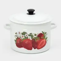 Кастр.цил.борт. 9л (белая)СА