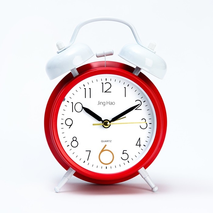 Будильник, плавный ход, d-10 см Будильник, плавный ход, d-10 см
