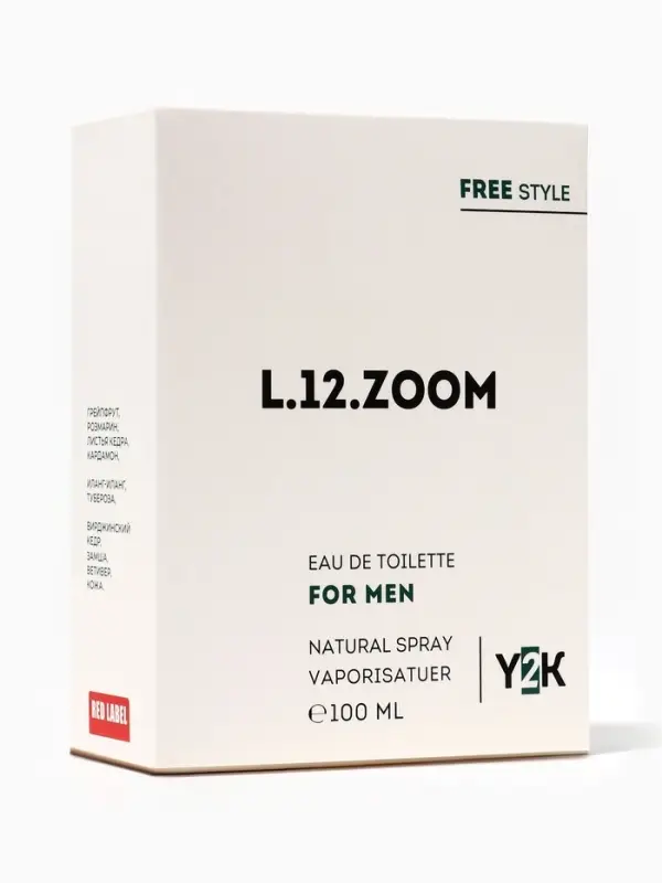 Туалетная вода мужская Free Style L.12.ZOOM, 100 мл