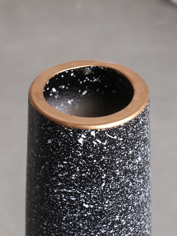 Ваза керамика напольная Ваза керамика напольная "Честер" классик, 60х12 см, чёрный