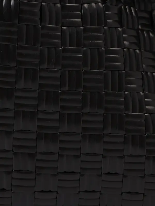 Сумка плетёная пластиковая, 23&times;11&times;30 см, чёрная