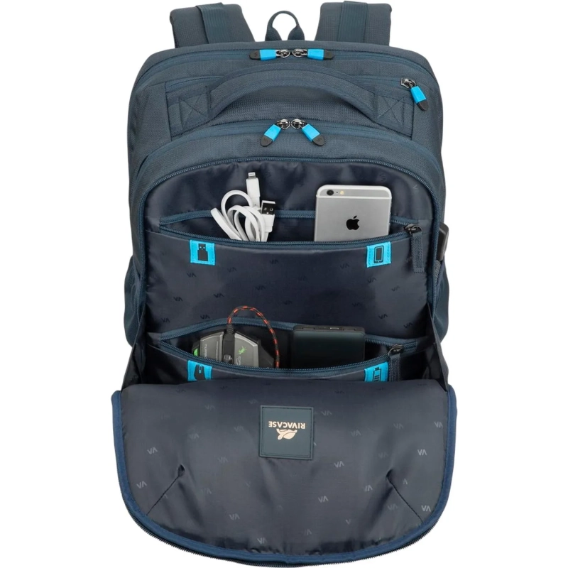 Рюкзак для ноутбука RIVACASE 7861 dark blue Borneo-ECO 17.3 (28л) / 4