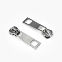 Бегунок галантерейный для молнии &laquo;Трактор&raquo;, №5, 10 шт., цвет никель