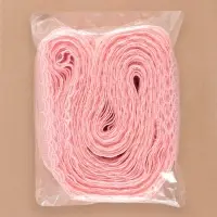 Кружево на сетке &laquo;Цветы&raquo;, 50 мм, 11&plusmn;1 м, нежно-розовое