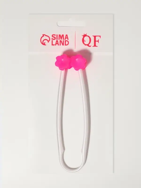 Массажёр для лица, 12&times;3.5 см, 2 ролика, розовый