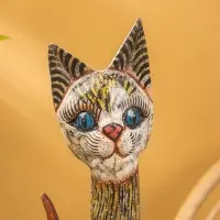 Сувенир &laquo;Кошка&raquo;, 60&times;14&times;6 см, дерево, МИКС