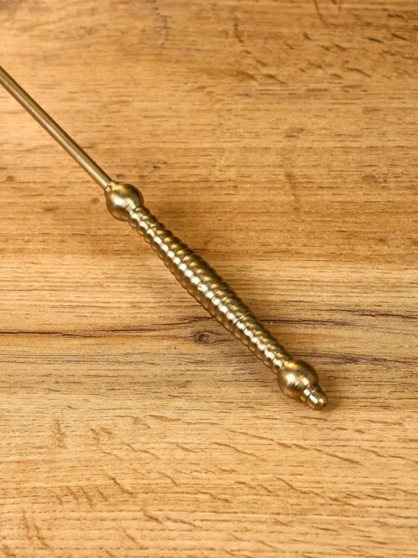 Гаситель для свечей "Спираль" латунь 28 см