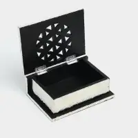 Шкатулка "Цветы" 15х10х5 см, МДФ