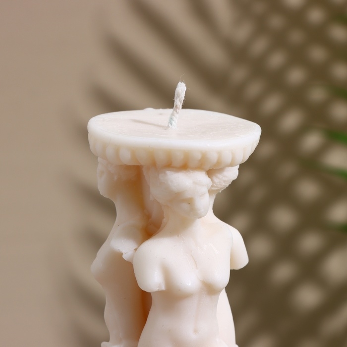 Свеча  Свеча "Афродита" 8х8х15 см, соевый воск