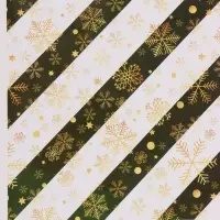 Бумага упаковочная новогодняя глянцевая &laquo;Снежинки!&raquo;, 50&times;70 см