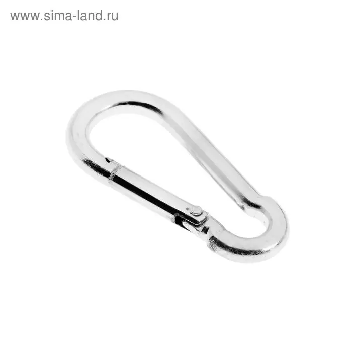 Карабин ТУНДРА krep, DIN5299С, 8×80 мм, оцинкованный, 1 шт. Карабин ТУНДРА krep, DIN5299С, 8×80 мм, оцинкованный, 1 шт.