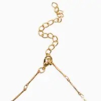 Колье "Летний вайб" морской мир, цветное в золоте