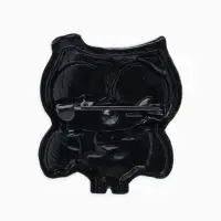 Брошь &laquo;Птица Совунья&raquo;, МИКС в чёрном металле