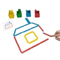 Игра развивающая деревянная "Палочки в стаканчиках" 04565