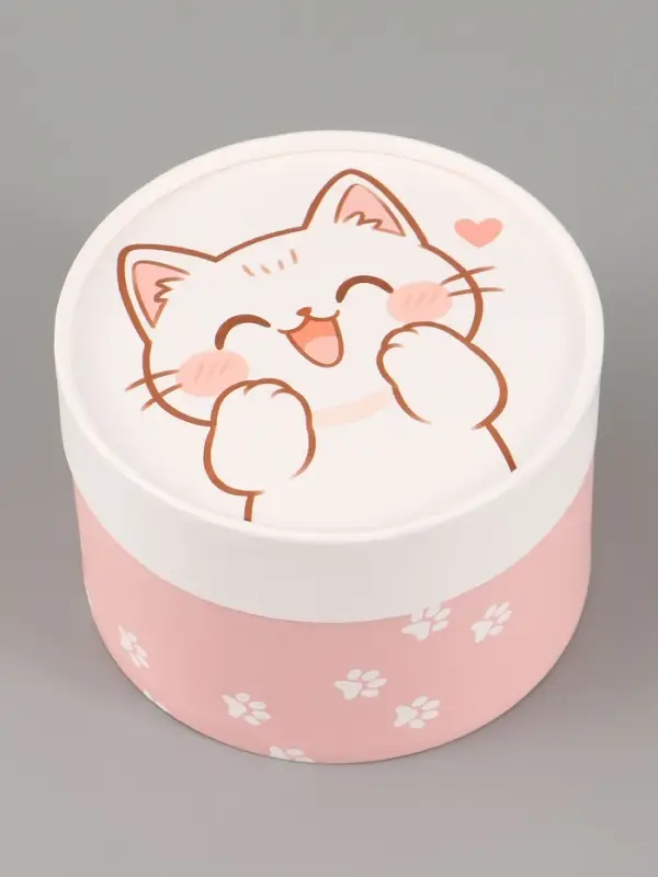 Коробка подарочная круглая For you, 13&times;8.5 см