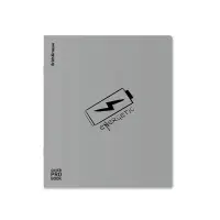 Тетрадь 48 листов в клетку, ErichKrause Life Style, 60 г/м&sup2;, серебро, обложка пластиковая, блок офсет