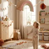 Воздушный шар фольгированный 32" "Радуга"  розовый сатин