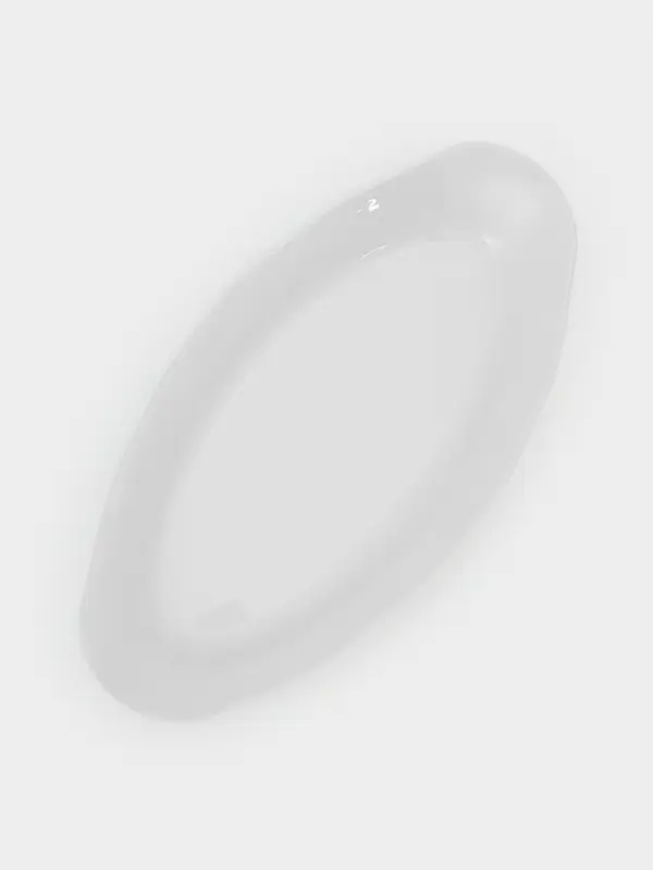 Селёдочница Добрушский завод &laquo;Идиллия&raquo;, 25&times;13 см, фарфор, белая