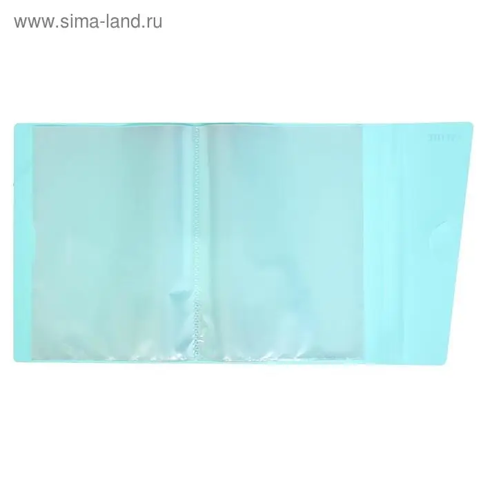 Папка 20 вкладышей А5, 500 мкм, deVENTE Pastel, песок, клапан, бирюзовая Папка 20 вкладышей А5, 500 мкм, deVENTE Pastel, песок, клапан, бирюзовая