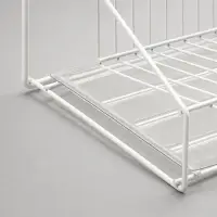 Сушилка для посуды с поддоном, 38.5&times;38.5&times;24 см, белый