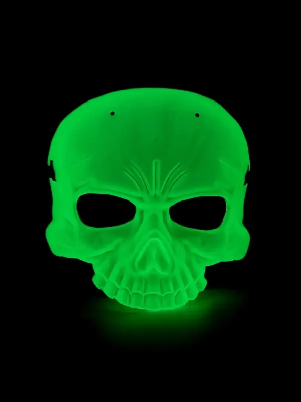 Карнавальная маска Карнавальная маска "Череп" светится в темноте