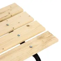 Скамейка деревянная, 140&times;61.5&times;89 см, для дачи и сада