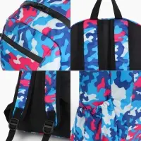 Рюкзак походный, водонепроницаемый, 14 л, с карманами, голубой