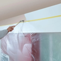 Пленка укрывная с малярной лентой UNIBOB 1,4х33 м