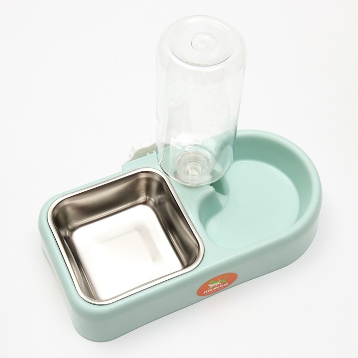 Комплекс автопоилка и автокормушка 26,5 х *16,5 х 22 см, голубой Комплекс автопоилка и автокормушка 26,5 х *16,5 х 22 см, голубой