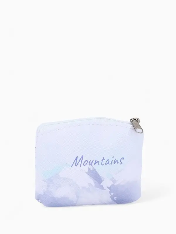 Кошелёк маленький &laquo;Горы&raquo;, монетница, на молнии, МИКС