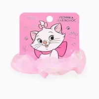 Резинка для волос «Перламутр» розовая, Коты аристократы Резинка для волос «Перламутр» розовая, Коты аристократы