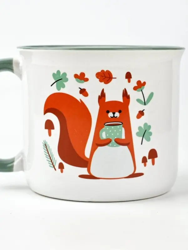 Кружка керамическая &laquo;Осень в лесу&raquo;, 450 мл