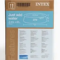 Бассейн надувной Easy Set, 244&times;61 см, круглый, 28106 INTEX