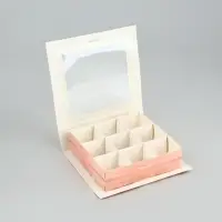 Коробка под 9 конфет с ячейками &laquo;Ты прекрасна&raquo; 14.5&times;13.5&times;3.5 см